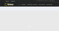 Desktop Screenshot of erbea.it